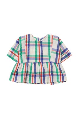 colorful-ruffle-hem-kids-top
