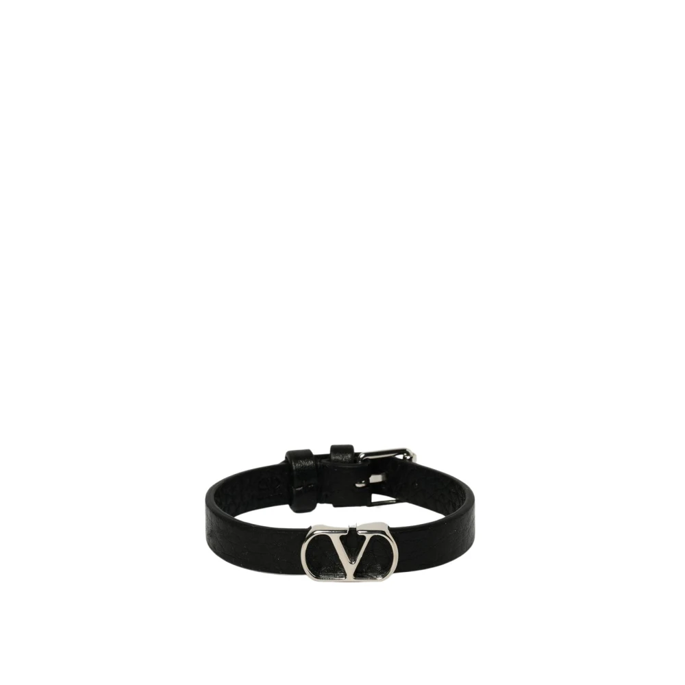 Valentino Garavani , Bracelets, Male, Black, One Size, Vlogo Signature Bracelet
