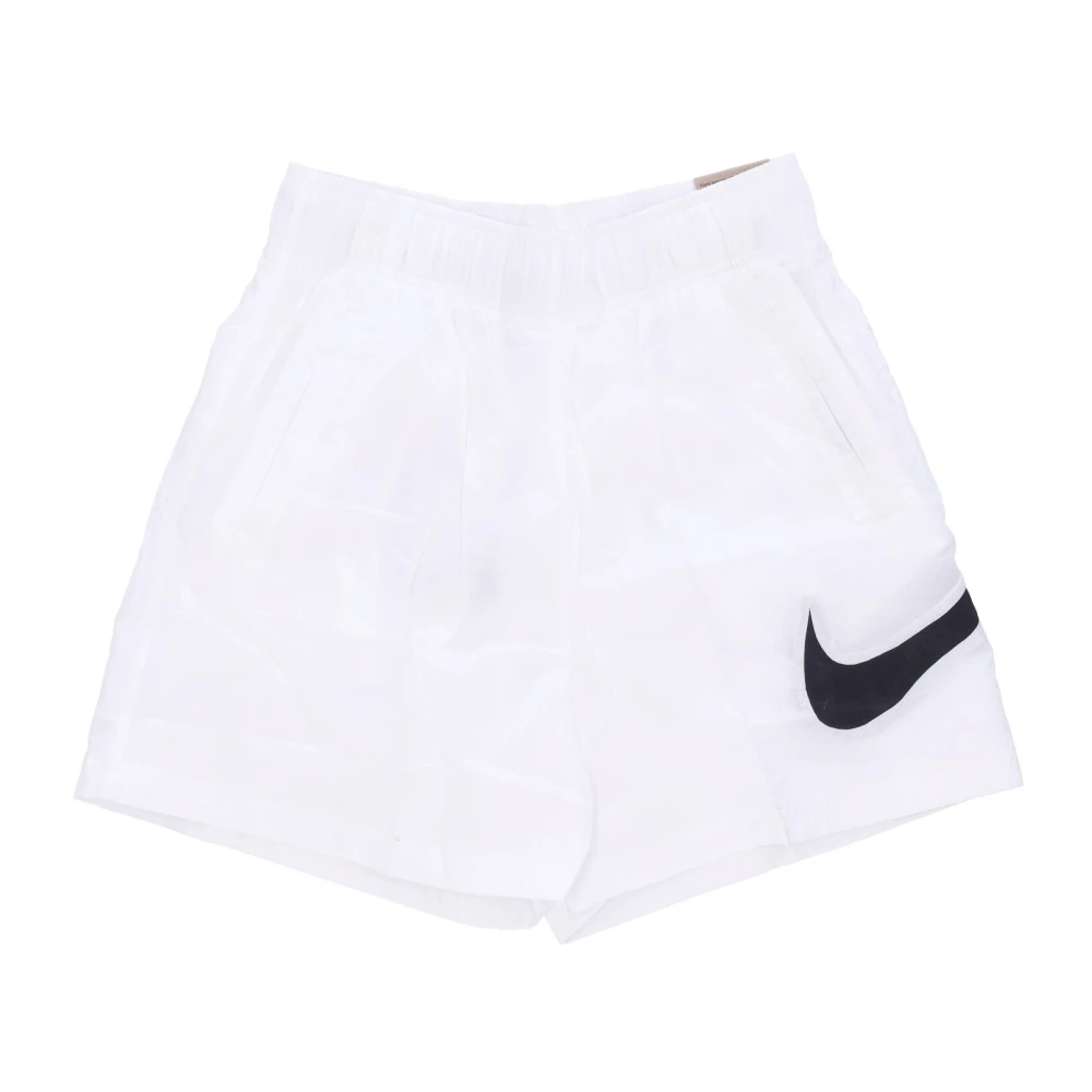 Nike Essentials Geweven High-Rise Short White Dames
