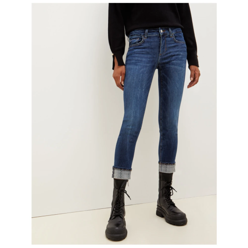 Liu Jo Skinny 7 8 Jean Monroe Blue Dames