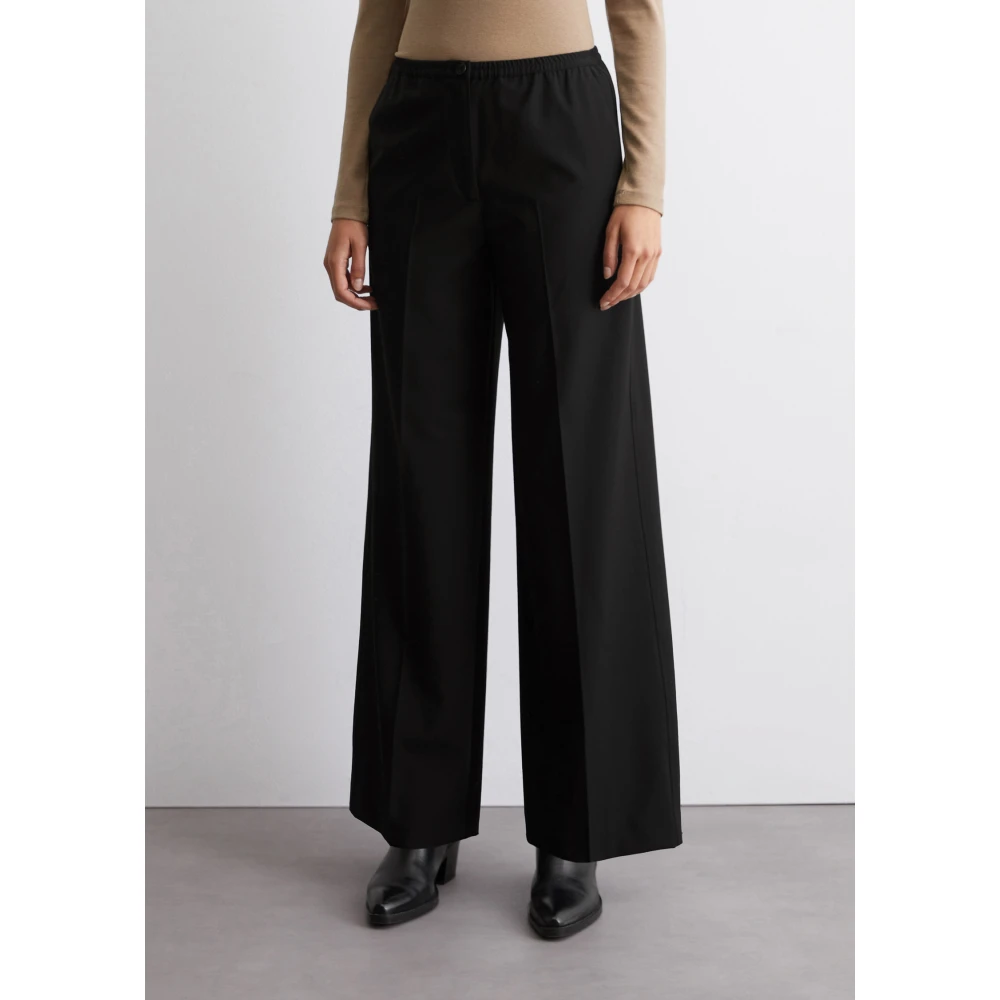 Marc O'Polo Op maat gemaakte broek recht Black Dames