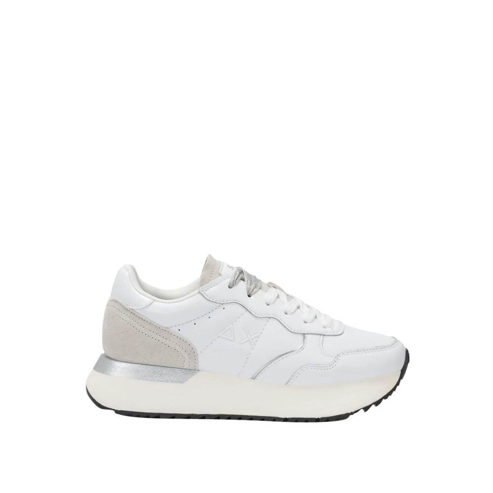Sun68 Platform Sneakers Dames Schoenen Wit