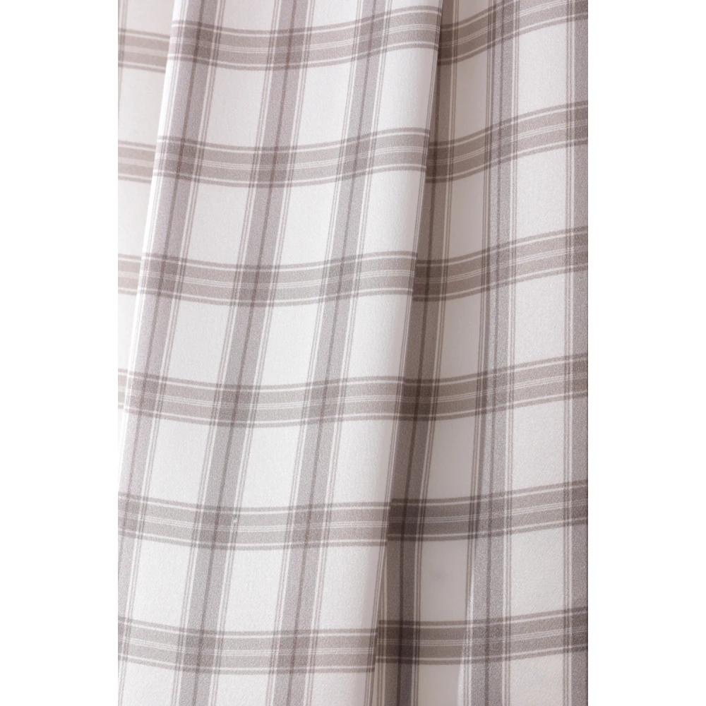 Loewe Zijden Geruite Overhemd met Verstelbare Silhouet Multicolor Dames