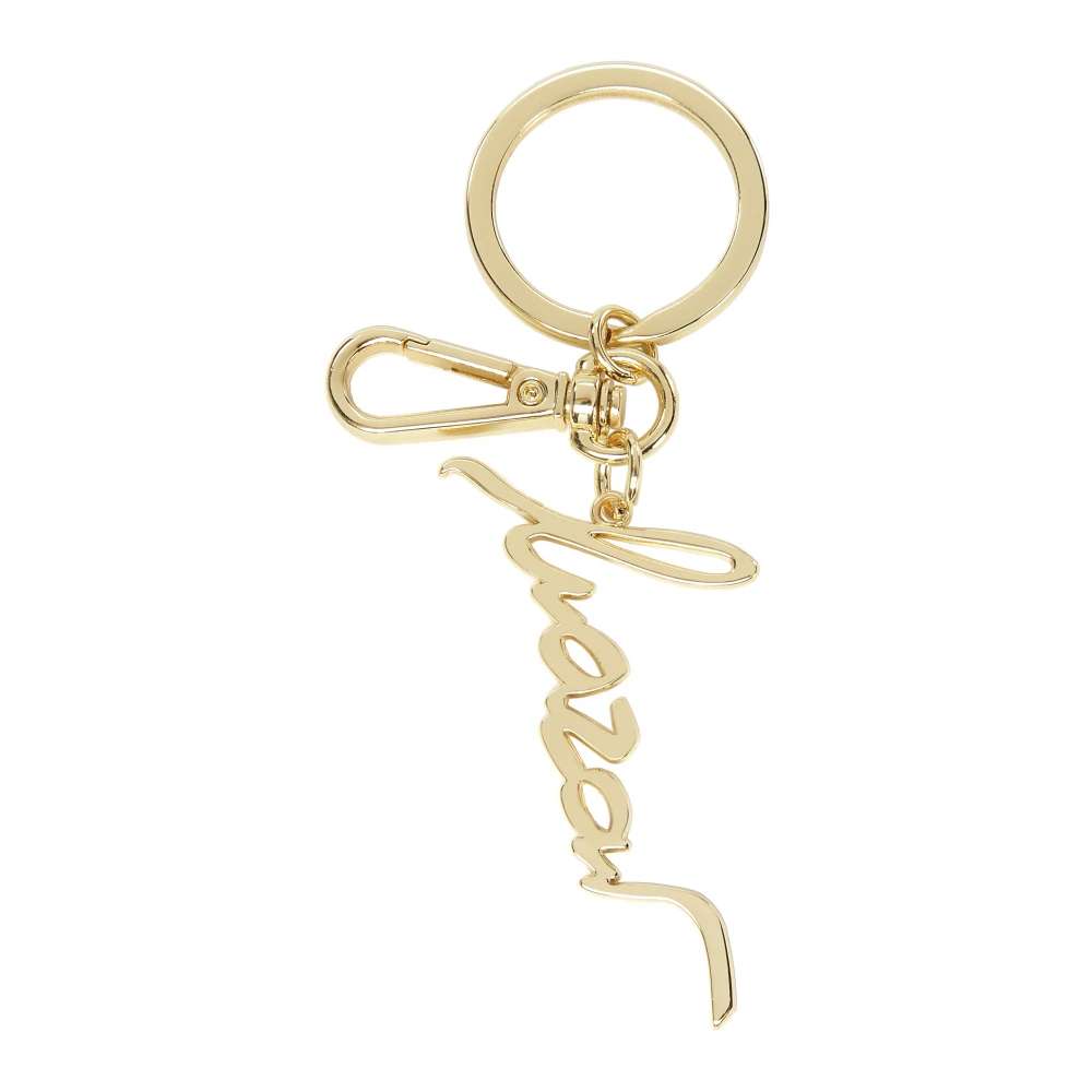 Kazar Gouden sleutelhanger met karabijnhaak en hanger Yellow Dames