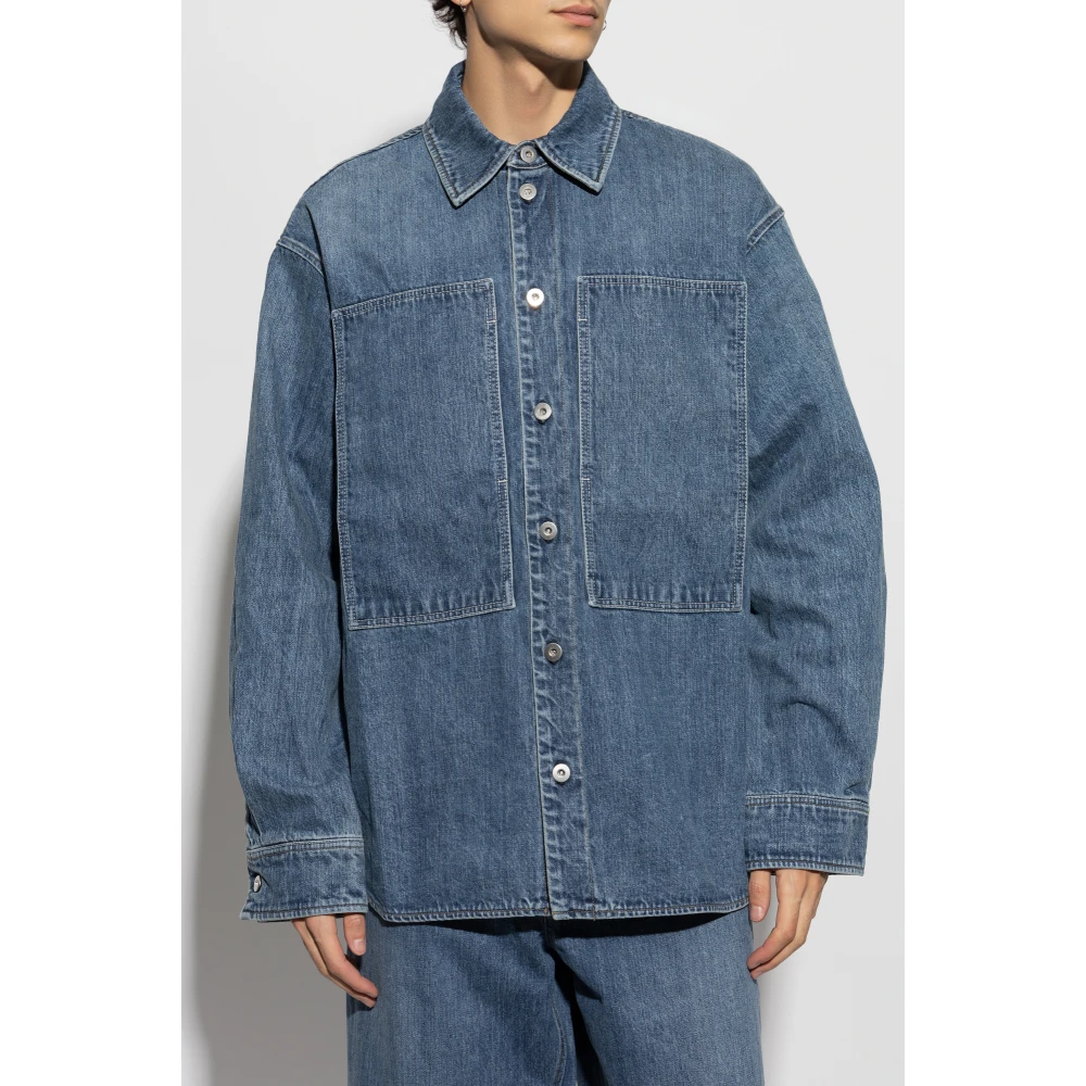 Jil Sander Denim overhemd Blue Heren