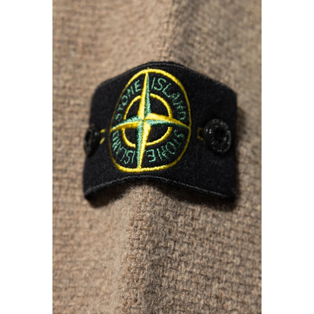 Stone Island Wollen trui Brown Heren