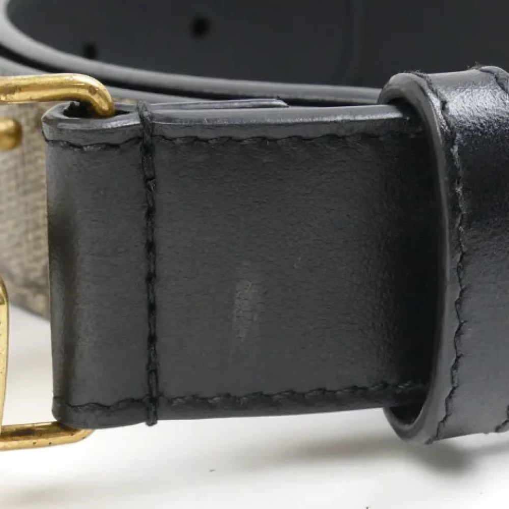 Gucci Vintage Pre-owned Leather belts Black Dames