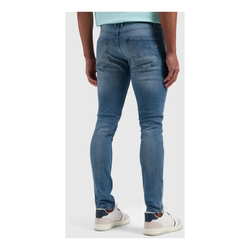 Pure Path Skinnyfit Denim Blauwe Jeans Blue Heren