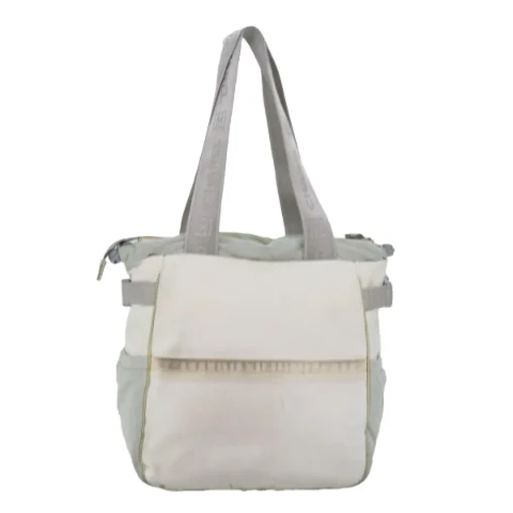 Chanel Vintage Pre-owned Nylon totes White Dames
