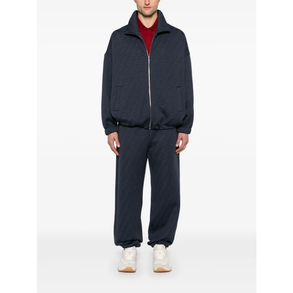 Fendi Stijlvolle Sweaters Collectie Blue Heren