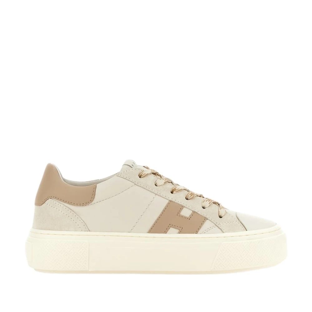 Hogan Crosswind Sneakers Dames Schoenen Beige