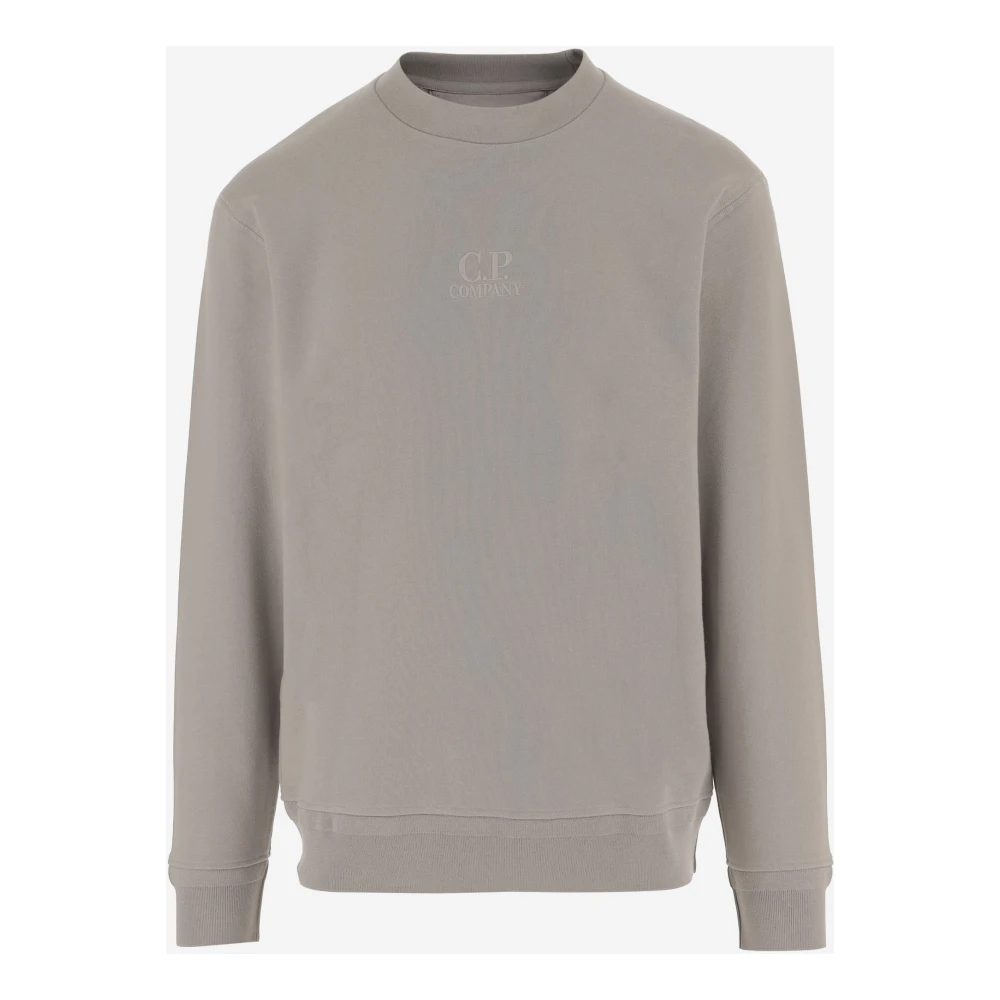 C.p. Company Men's Gray Cotton Sweatshirt With Logo - Sweatshirts - Xl - Sweatshirts & Hoodies
