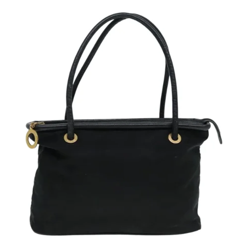Celine Vintage Pre-owned Nylon totes Black Dames