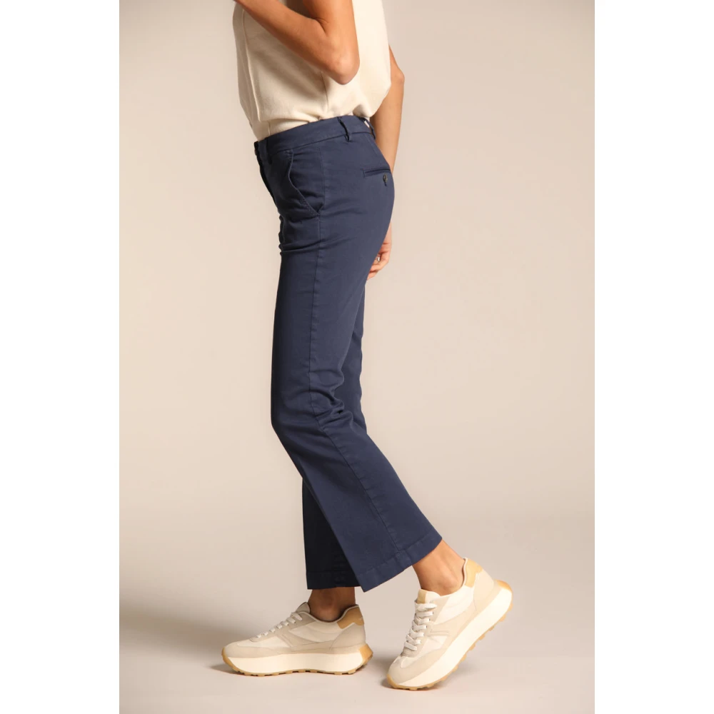 Mason's Trumpet Dames Chino Broek Slim Fit Blue Dames