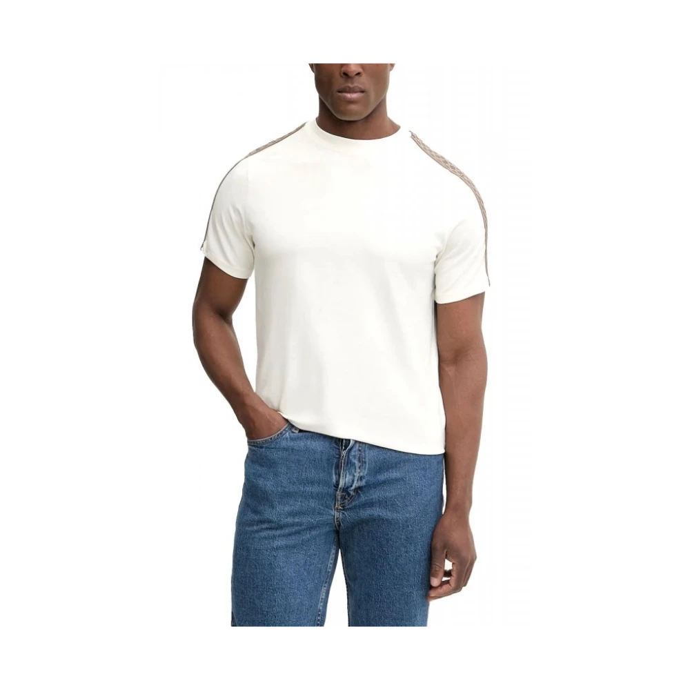 Karl Lagerfeld Uomo Beige T-Shirt Girocollo