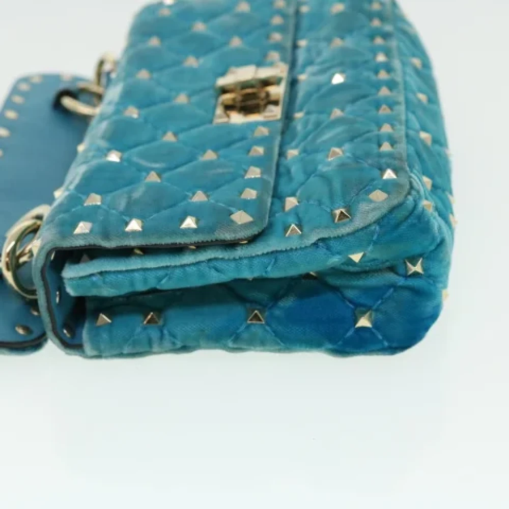 Valentino Vintage Pre-owned Fabric shoulder-bags Blue Dames