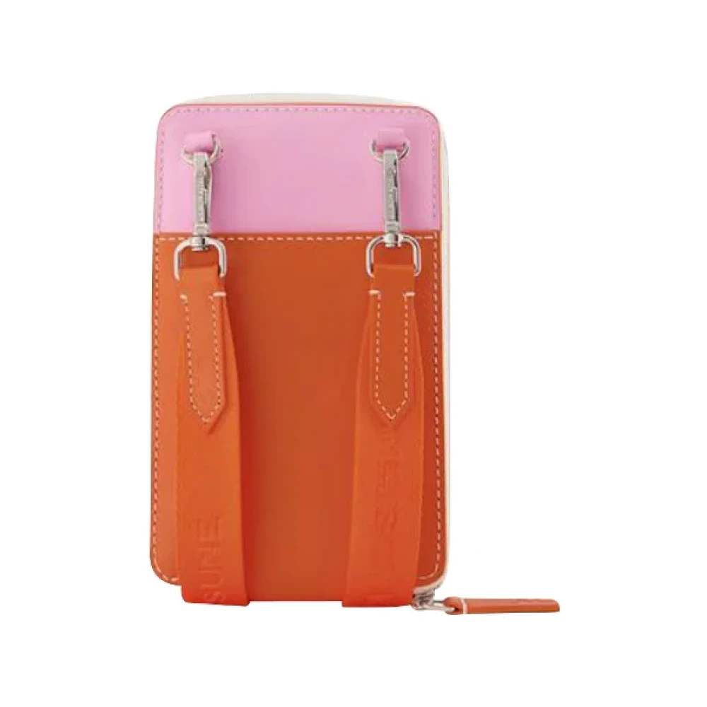 Maison Margiela Leather backpacks Orange Dames