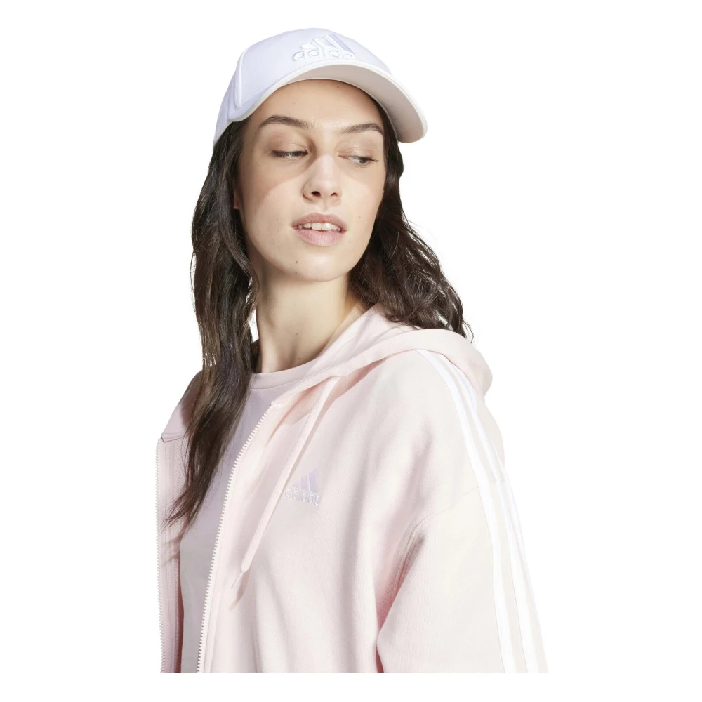 Adidas Essentials 3-Stripes Hoodie Pink Dames