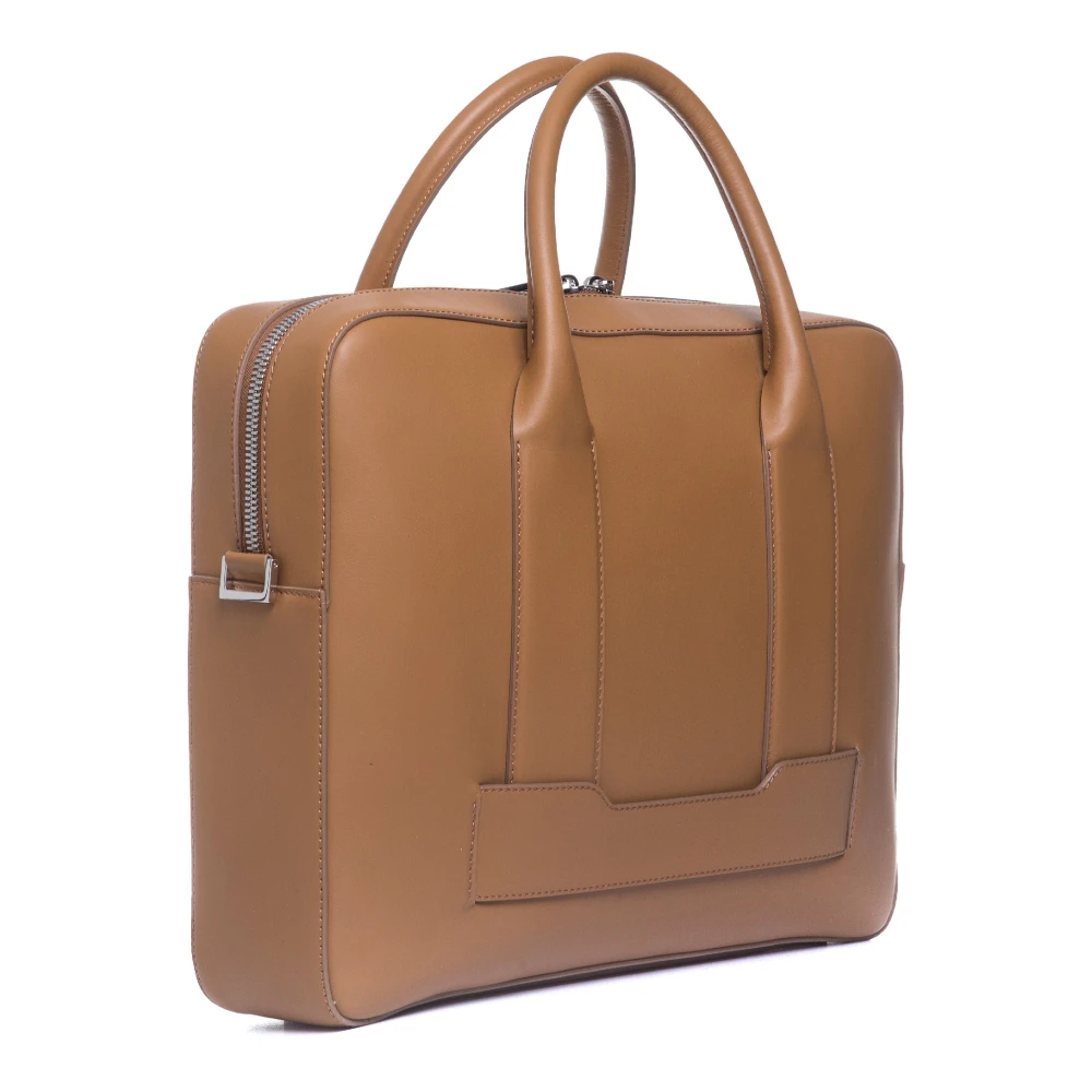 Tramontano Professionele leren schoudertas T Brown Dames