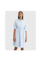 robe-chemise-en-coton-raye