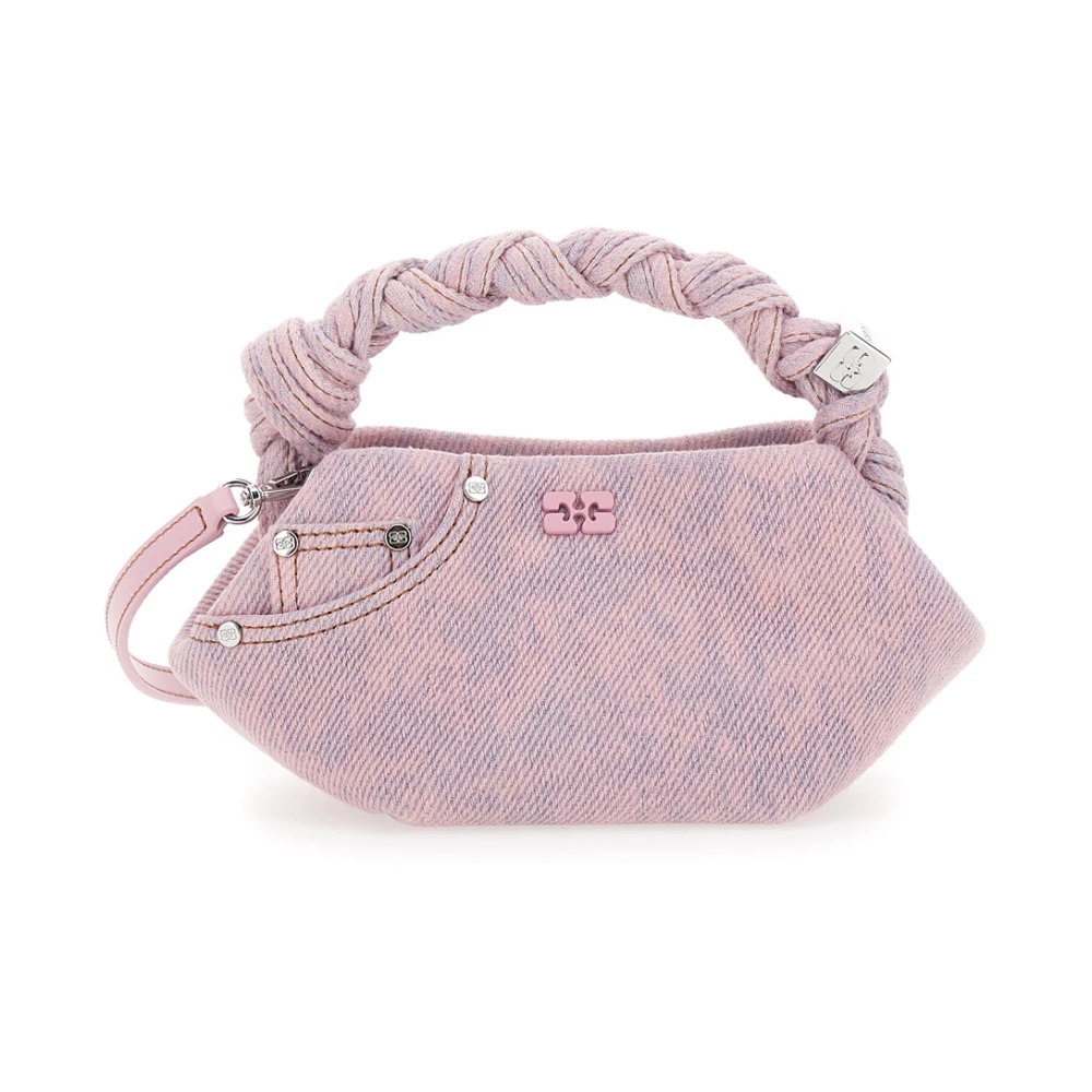 Ganni Women's Pink Bou Mini Bag - Handbags - One Size - Bags
