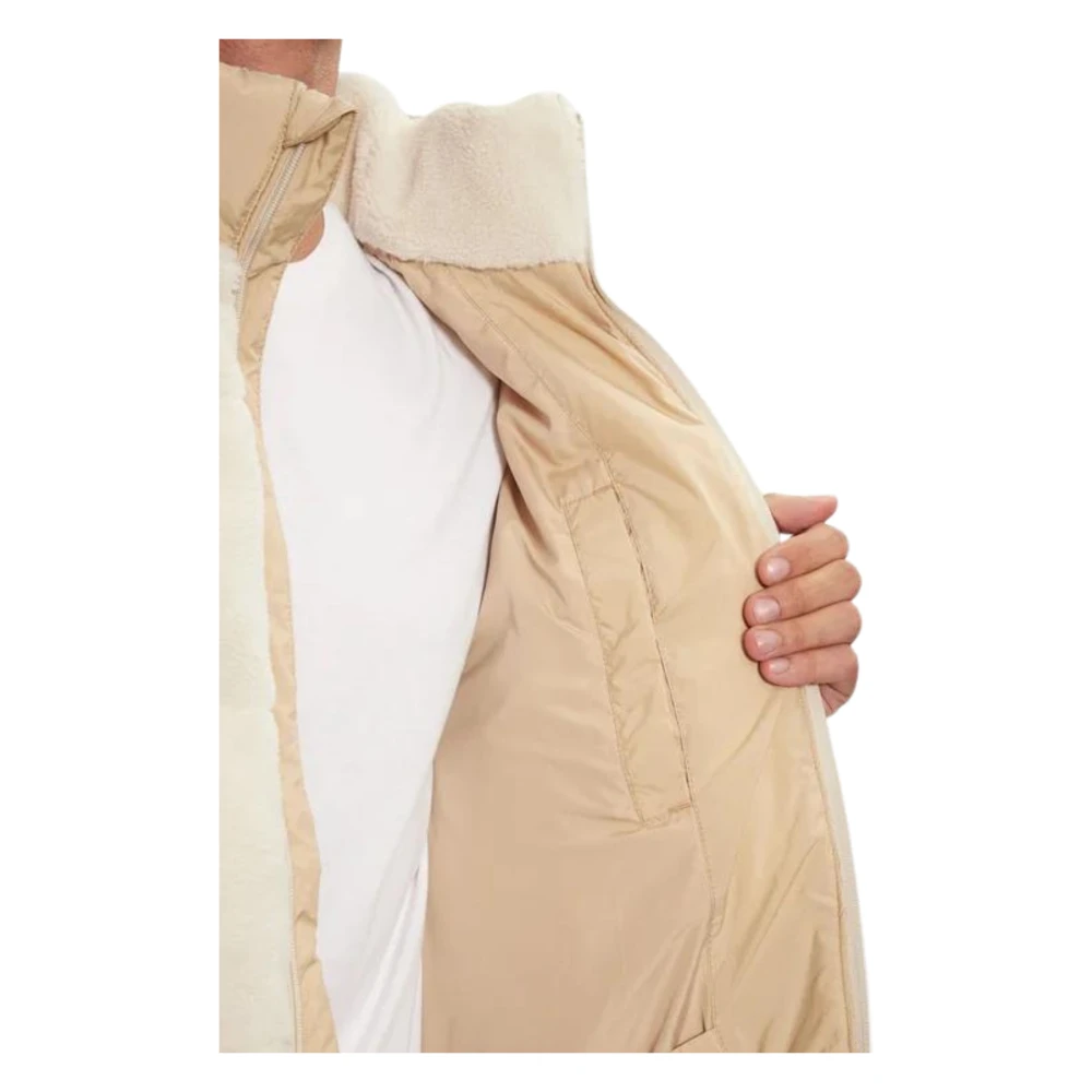 Tommy Hilfiger Beige Puffer Hooded Coat Beige Heren