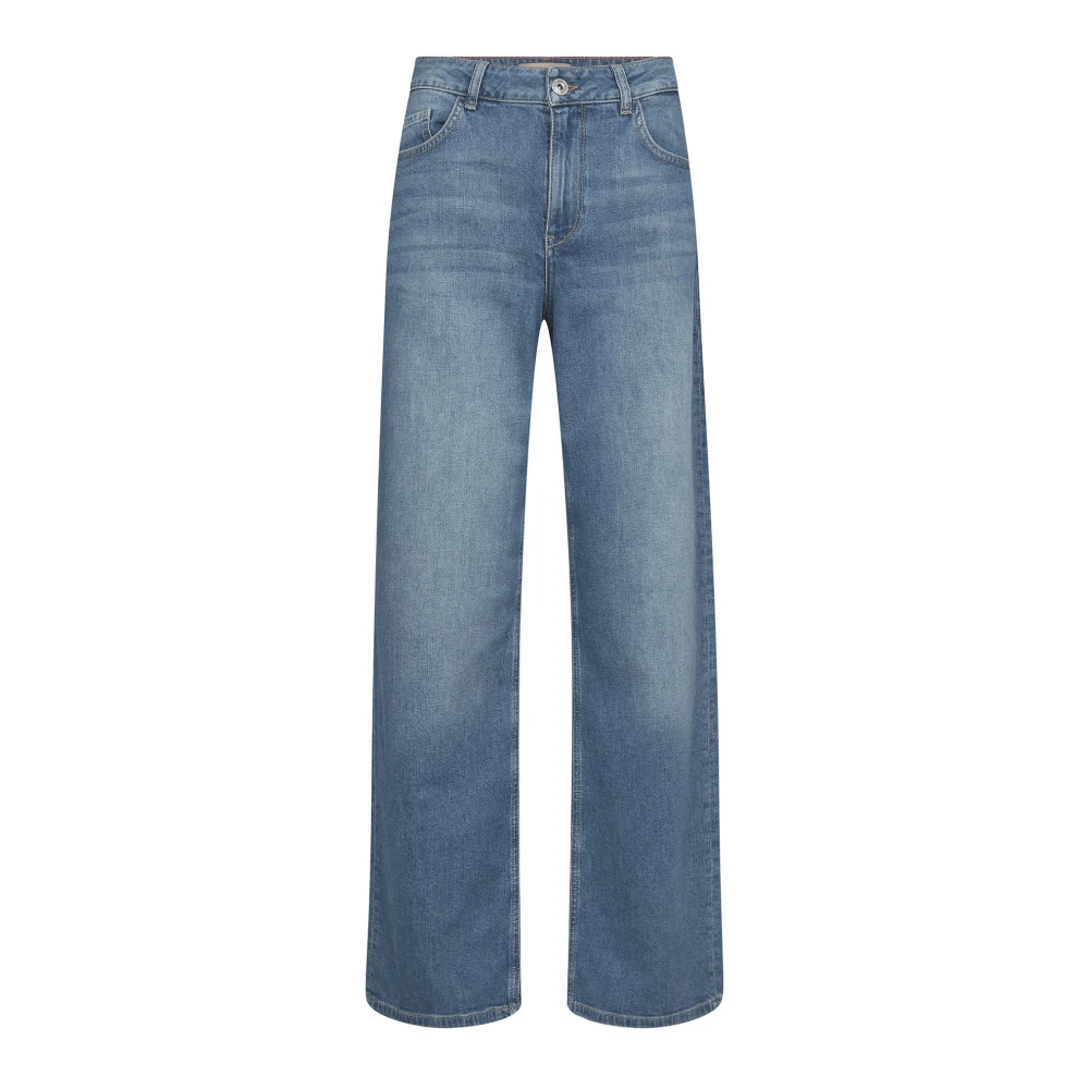Mos Mosh Blue Straight Jeans - Female - Straight Fit Jeans - W29 - Jeans