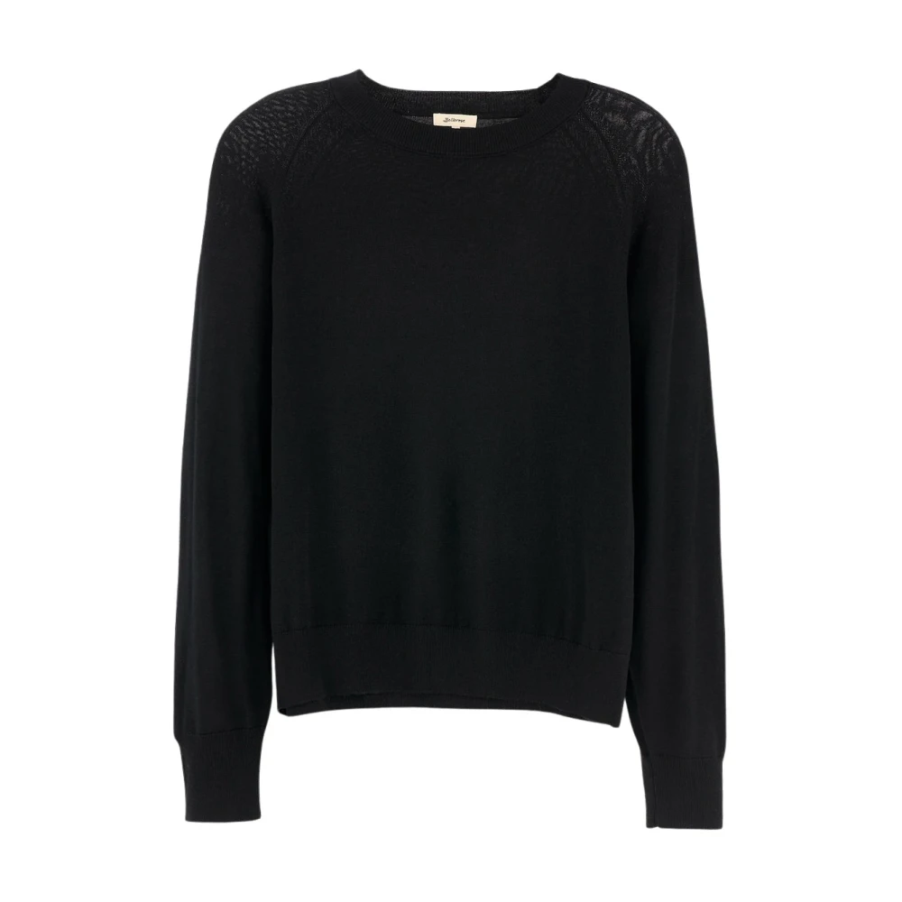 Bellerose Women's Blue Round-Neck Knitwear, S, Delen Classic Jumper