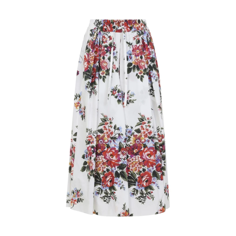 Dolce & Gabbana Vrouw Multicolor Rokken Dames, Veelkleurig, M, Maxi-Rok Met Bloemenprint