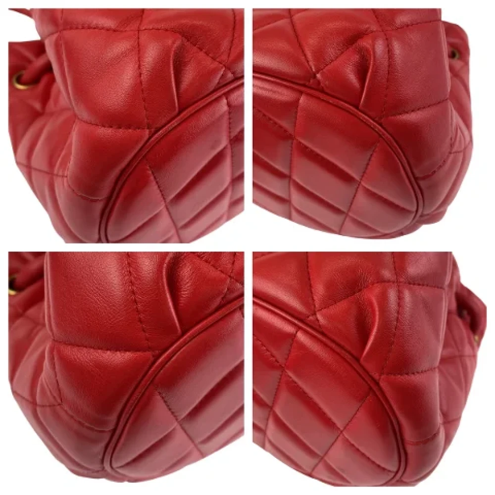 Balenciaga Vintage Pre-owned Leather crossbody-bags Red Dames