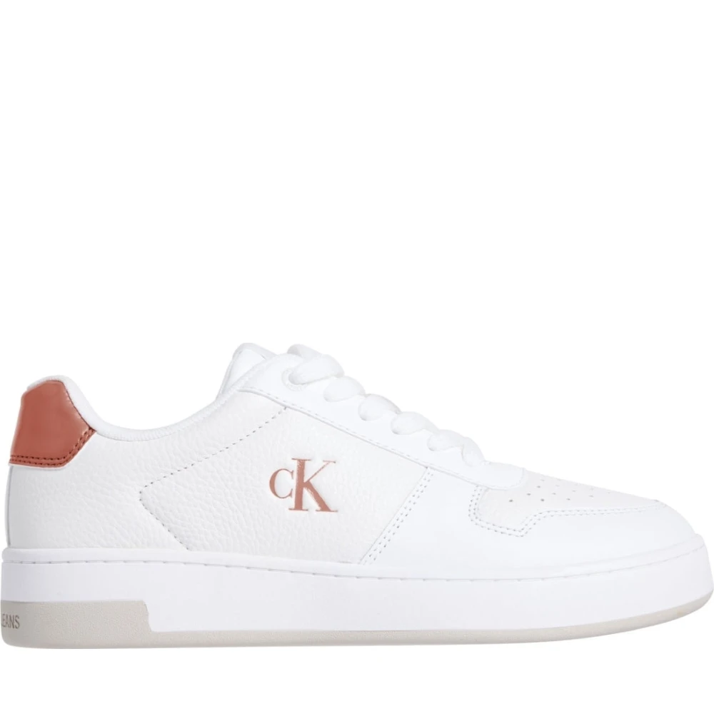 Calvin Klein Jeans Women's White Low Sneaker