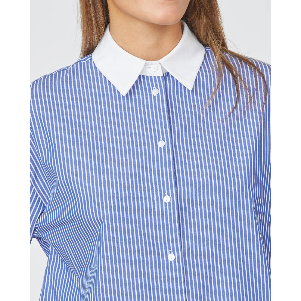 Sisters Point Viska-Sh Shirt Blue Dames