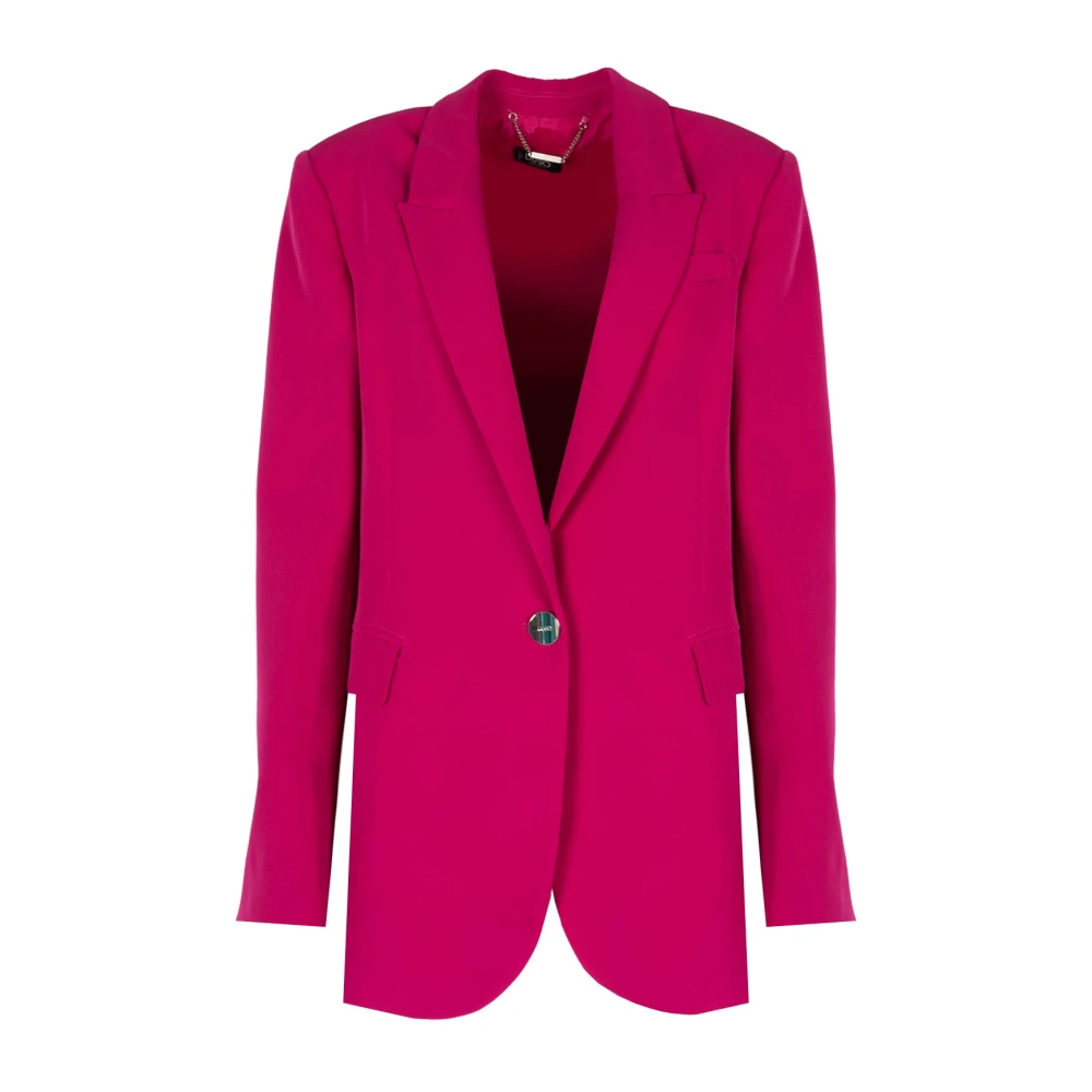 Liu Jo Elegante Blazer met knoopsluiting Pink Dames