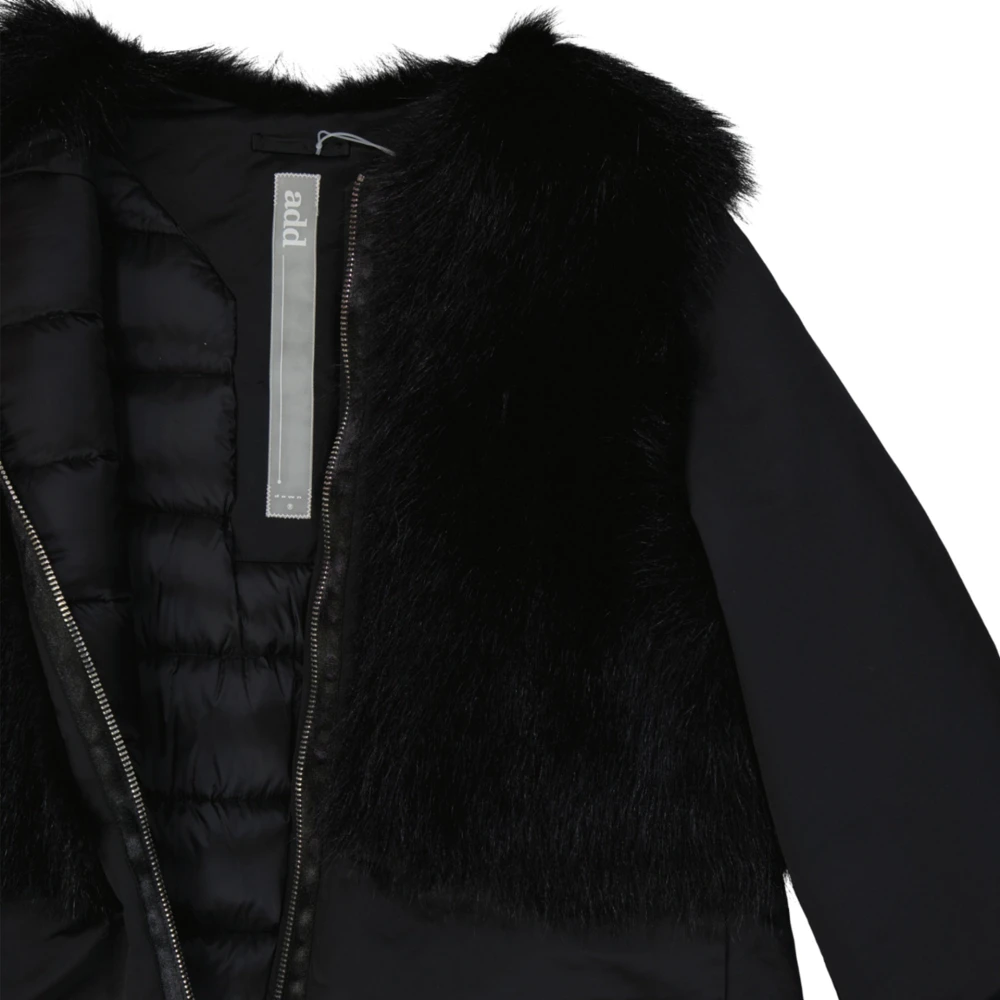 add Zwarte Donsjas Aw22 Black Dames