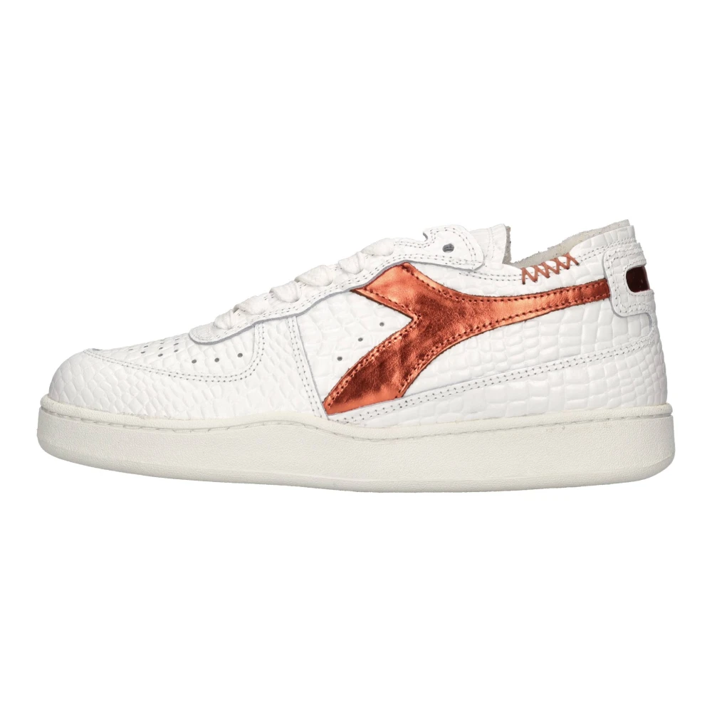 Diadora Mi Basket Row Cut Dames Schoenen Wit