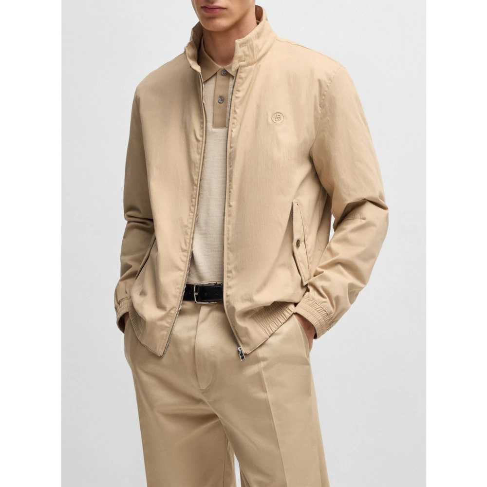 Hugo Boss Licht Beige Outerwear Jas Beige Heren