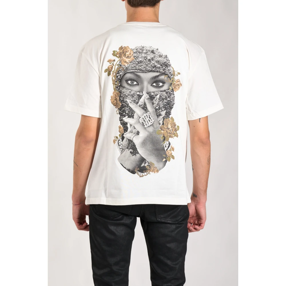 IH NOM UH NIT Rozen en parel T-shirt White Heren