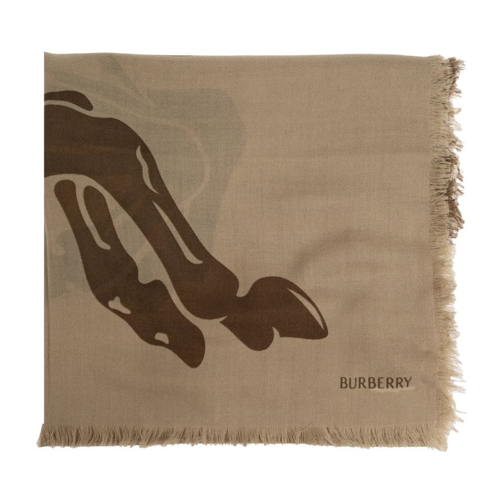 Burberry Wollen Sjaal Brown Unisex