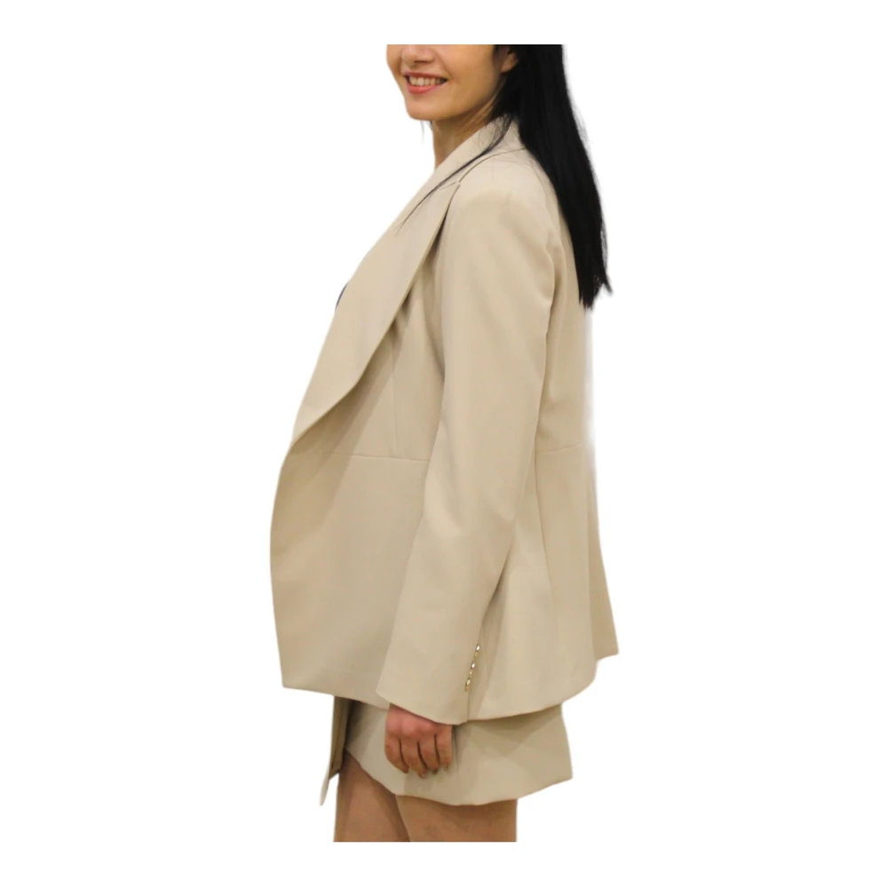 Kocca Blazer Jas Beige Dames