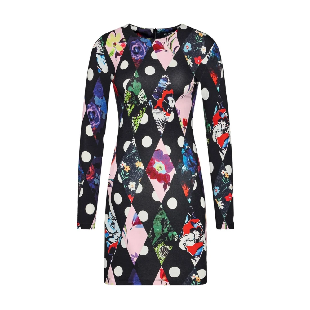 Desigual Damski Multicolor Sukienki, Kobieta, Wielobarwność,, Krótka Sukienka Mały