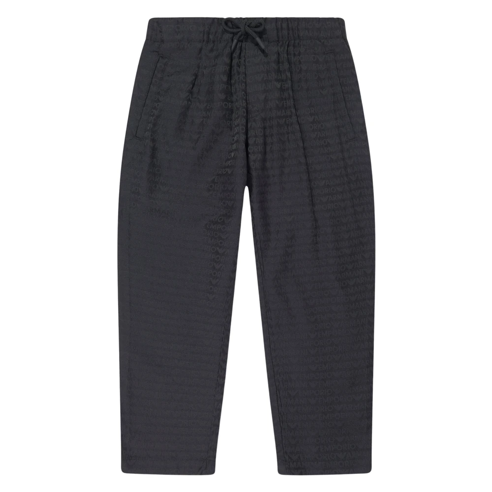 Emporio Armani , Trousers, Male, Blue, 6 Y, Branded Trousers