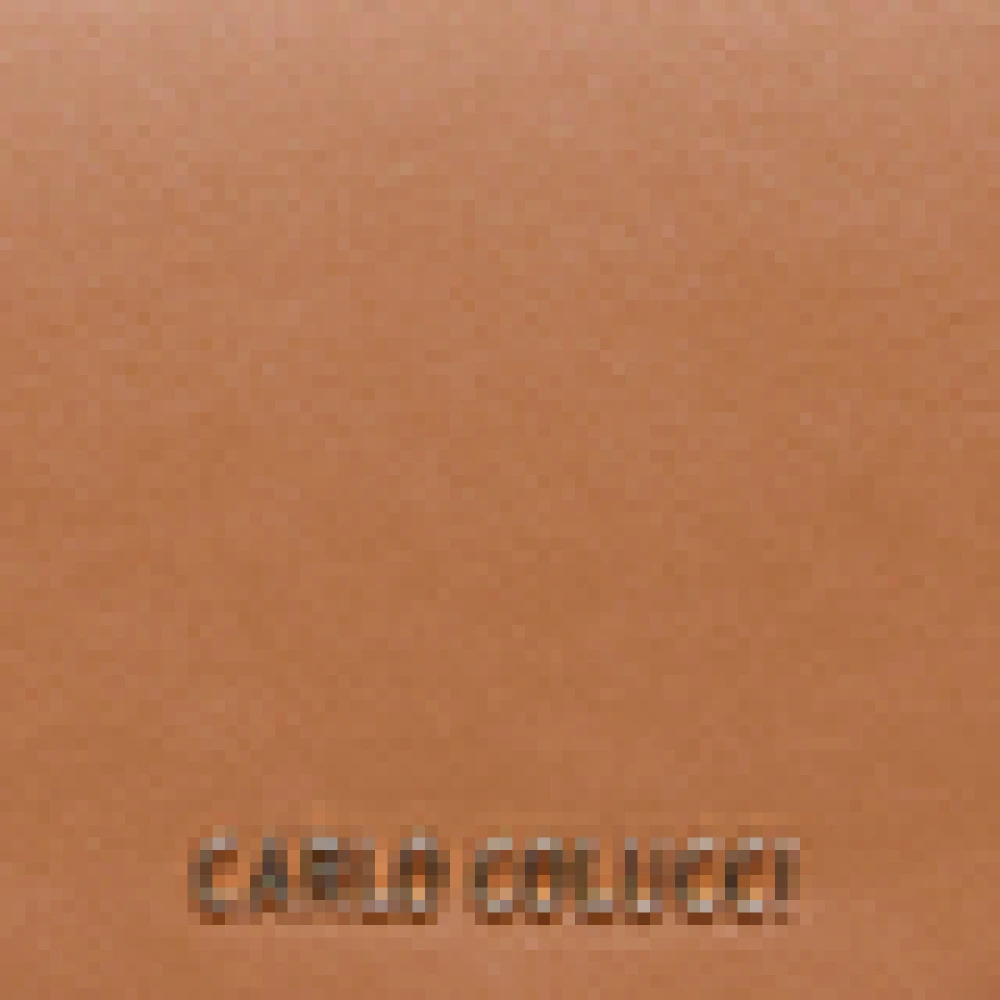 carlo colucci Stijlvolle Handtas met Logoprint Beige Dames