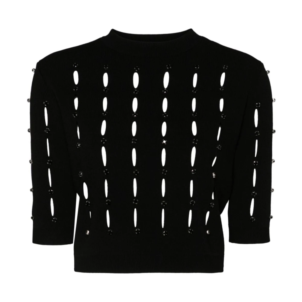 Liu Jo Zwarte Sweater Collectie Black Dames