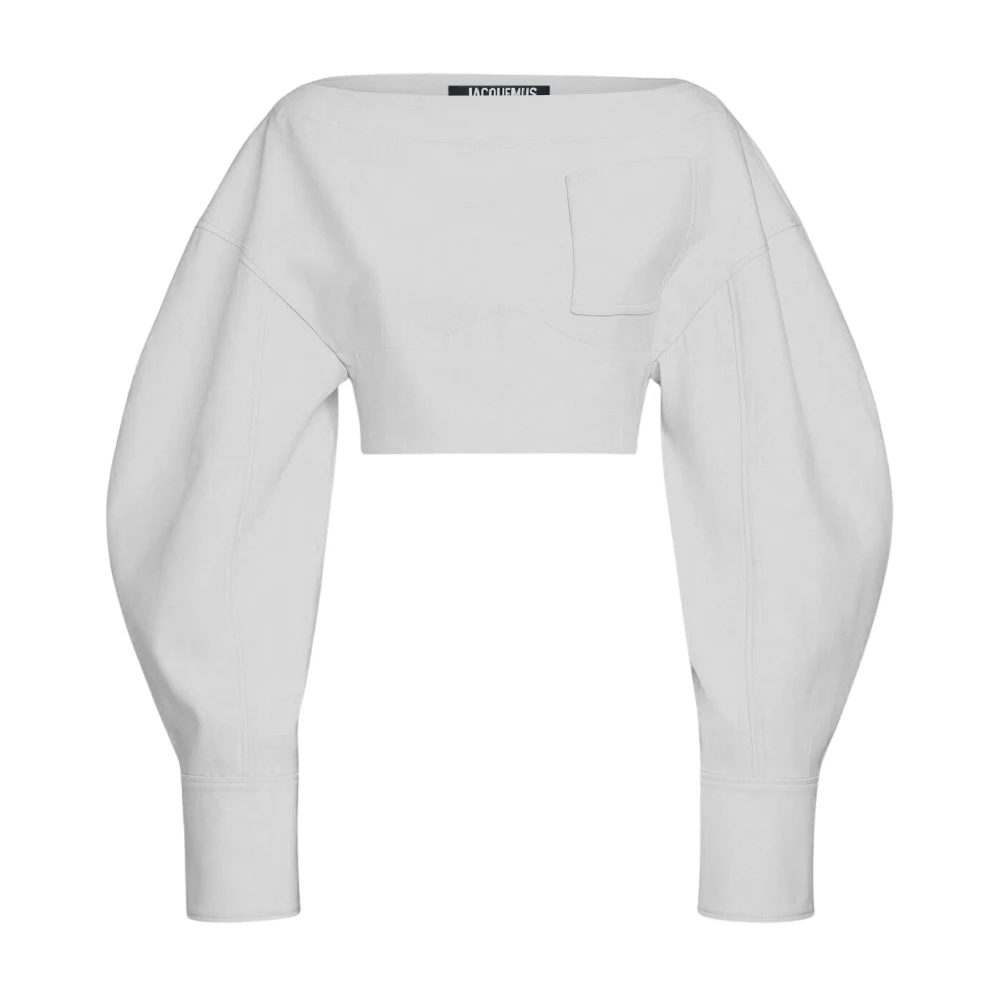 Jacquemus Katoenen Top in Le Haut Stijl White Dames