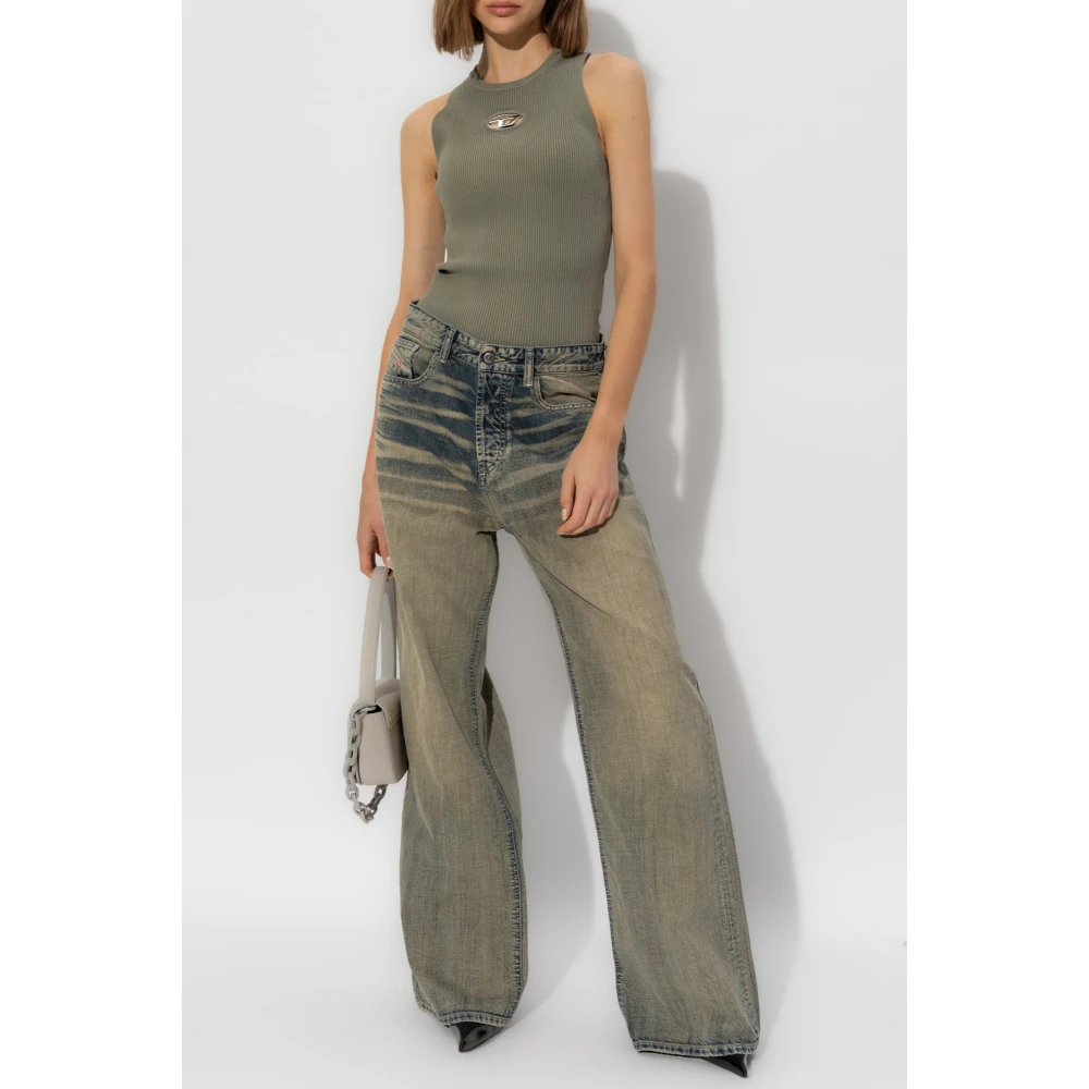 Diesel Top M-Caddix-Top Green Dames