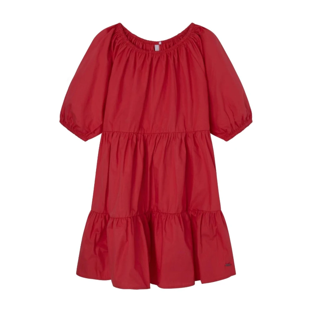 Pepe Jeans Girls Red Dresses, 16 Y, Dresses