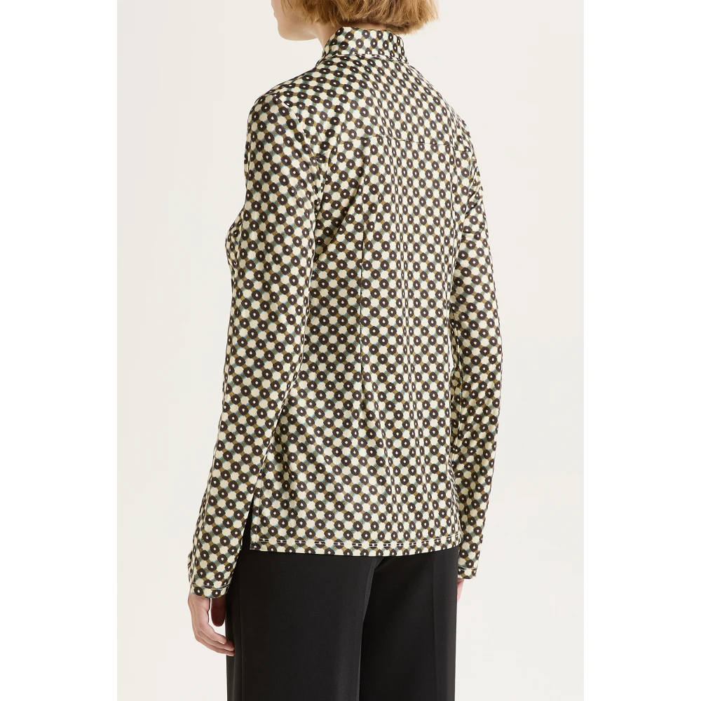 Maliparmi Micro Maze Shirt Green Dames