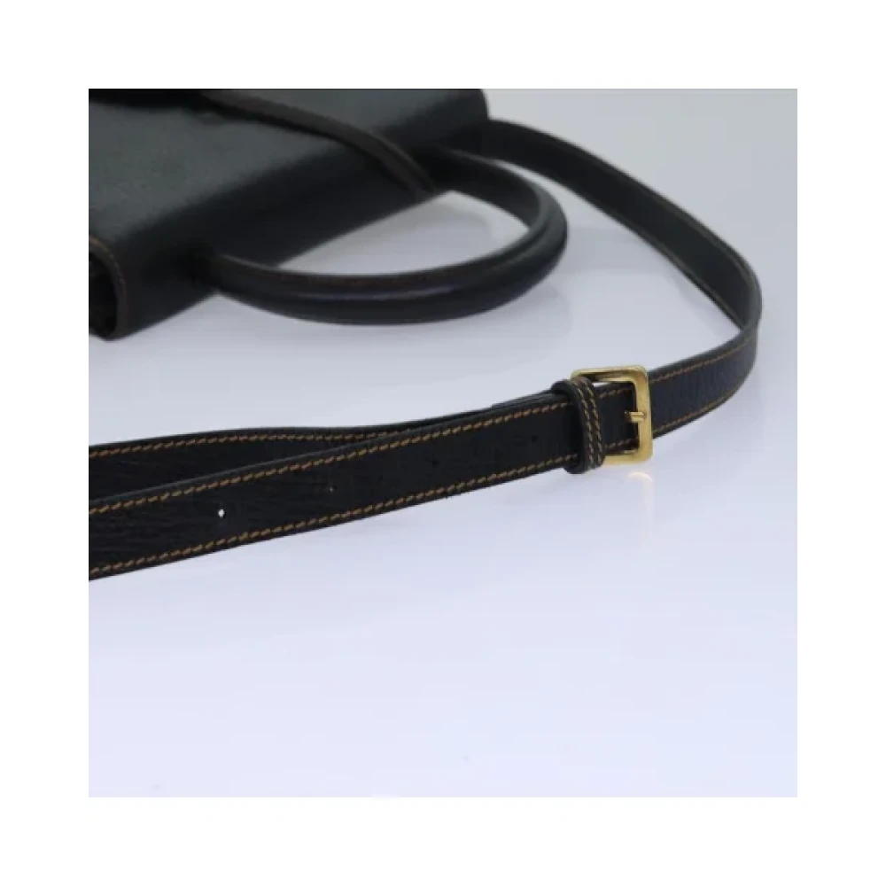 Loewe Pre-owned Leather handbags Black Dames