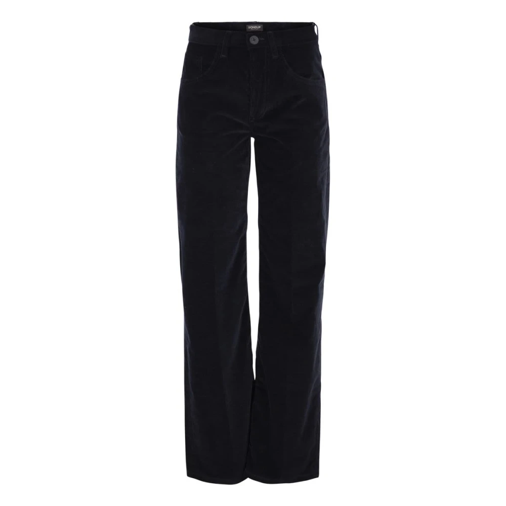 Dondup Vrouw Blauw Jeans Dames, W28, Katoen, Jacklyn Wide-Leg Broek