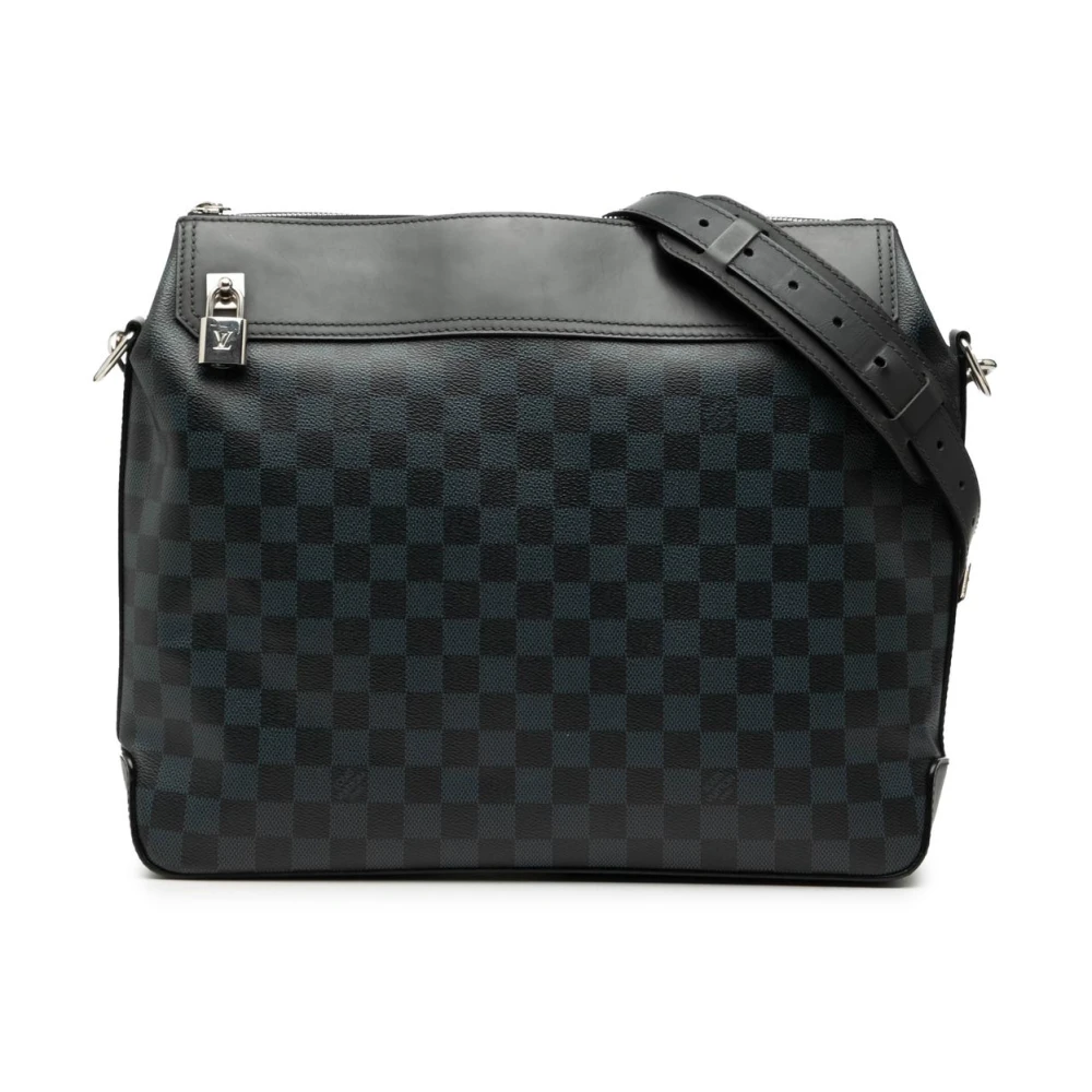 Louis Vuitton Vintage Women's Blue Vintage Cross Body Bags, One Size, Pre-Owned Shoulder Messenger Bag